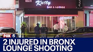 2 injured in Bronx lounge shooting [upl. by Payson]