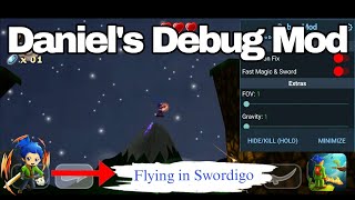 Reviewing the coolest mod in Swordigo  Daniels Debug Mod v12 Made By danielspaniel4804 [upl. by Airtened687]