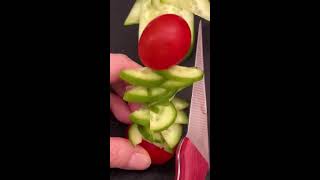 Cucumber Art  Super Salad Decoration Ideas [upl. by Notyap]