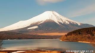 【LIVE】山中湖からの「富士山ライブカメラ」 quotmount fuji live cameraquot from Lake Yamanakako [upl. by Ahseram]