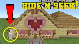 Minecraft PENGUINS HIDE AND SEEK  Morph Hide And Seek  Modded MiniGame [upl. by Aeirdna]