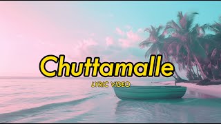 Chuttamalle Lyrics Video  Devara  NTR Jr  Koratala Siva  Anirudh [upl. by Brezin]