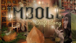 Live Imbolc crafting with Alwyn Oak [upl. by Michael]