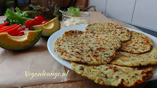 SUPER LEKKERE TORTILLAWRAPS🌮 RECEPT VAN KOKOSMEEL amp LIJNZAAD GLUTENVRIJ EN VEGAN [upl. by Aulea]