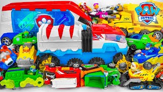 Paw Patrol toys unboxing ASMR  Paw Patrol Dino Rescue Motorized  Chase Rubble Marshall [upl. by Saxela]