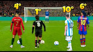 TOP 10 Legendary Free Kick Takers [upl. by Hopfinger]