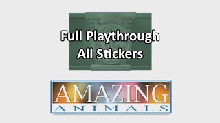 Amazing Animals PC Game Full Playthough All Stickers 1080p [upl. by Campos]