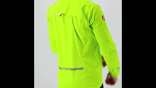 『CASTELLIカステリ 4521500 EMERGENCY 2 RAIN JACKET 383』 cycling roadbike fashion [upl. by Naniac]