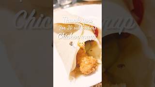 Chicken wrapHomeStyle Delights recipe chickenwraps homemade food cooking [upl. by Mccullough]