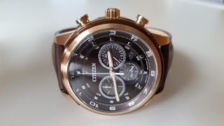 Обзор японских часов Citizen CA403701W Review [upl. by Glavin]