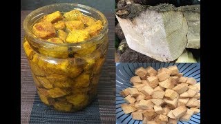 ওলকচুৰ আছাৰ ৷ Oal Pickle  Assamese pickle recipe I Asar Recipe in Assamese I Oal Kochu Recipe [upl. by Mitinger]