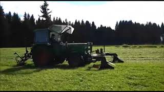 BB  Umwelttechnik ECO Front 275  Standart Heck 295 Doppelmessermähwerk mit Fendt 104 [upl. by Anowahs372]