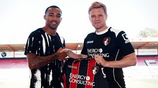 New signing  AFC Bournemouths Callum Wilson in action for Coventry City [upl. by Nordek]