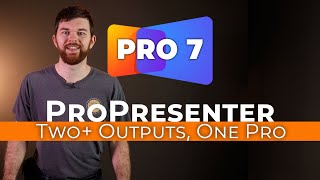 Create a Live Stream Output from ProPresenter 7 [upl. by Ner]