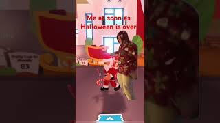 Me as soon as Halloween is over roblox playadoptme christmas robloxchristmas adoptmeroblox [upl. by Dympha4]