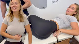 SUPER LOUD Chiropractic CRACKS Test Her Nerves in INTENSE Session [upl. by Lukash]