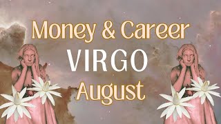 VIRGO Solving Money Problems amp Good News  August Money amp Career Tarot with Stella Wilde [upl. by Aneehsar]