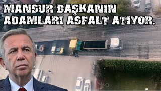 Mansur Başkanın Adamları Asfalt Atıyor [upl. by Artemed]