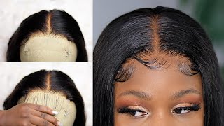 HOW TO  Make Your 4x4 Closure Wig Look Like A Frontal VERY DETAILED FT HairsMarket [upl. by Lrub]