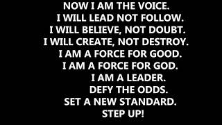 Tony Robbins Incantation Loop  Now I Am The Voice [upl. by Enialahs]