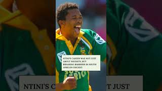 Did you know Makhaya Ntini was the first black cricketer ntini southafrica cricketfacts [upl. by Mcintyre]