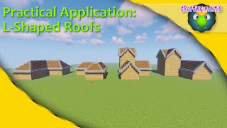 Practical Application How to Build LShaped Roofs ♥ Building with Mantis [upl. by Maury]