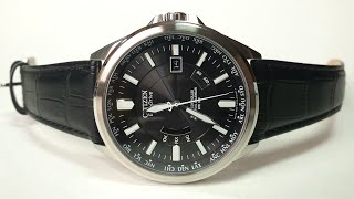 Технологичная классика CITIZEN World Perpetual EcoDrive CB001002E [upl. by Htebzil27]