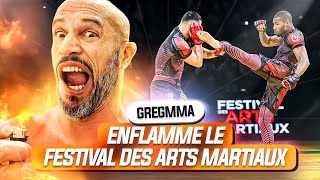 GregMMA met le feu au Festival des arts martiaux [upl. by Rox]