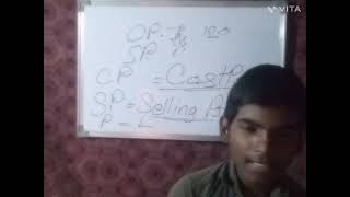 Profit and Loss CP or SP by math from class 7th [upl. by Dnalram]