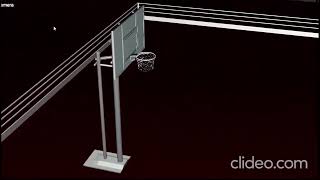 BASKETBALL COURT3D ANIMATION [upl. by Akeimat]