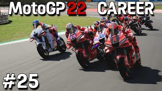 Aggressive Racing  MotoGP 22 Career Mode Part 25 [upl. by Ardet]