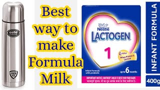 Lactogen 1 Baby Powder  Hindi  Formula milk for 06 months baby How to make formula milk [upl. by Rehtse]