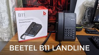 Beetel B11 Corded Landline Phone  landline phone under 600  OG UNBOXING [upl. by Ahsemik]