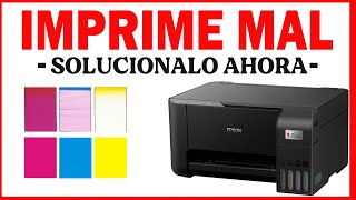 impresora imprime mal 💪Epson L3150 no imprime en todos sus colores  SOLUCION Imprime mal un color [upl. by Eltsirhc]