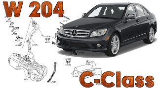 CClass W204  Fault locations  Fuel system [upl. by Lust]