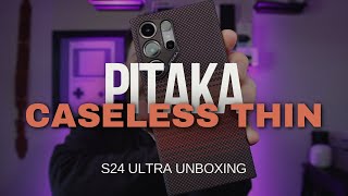 S24 ULTRA PITAKA CASELESS THIN UNBOXING [upl. by Tnairb]