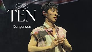 【SO10 TEN】Dangerous — 240309 TEN FIRST FANCON 1001 in Hongkong【软妹🛋️CAM】 [upl. by Aliahkim574]