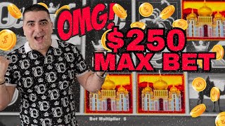 OMG So Many 250 Max Bet BONUSES  EPIC CASINO PLAY [upl. by Yauq948]