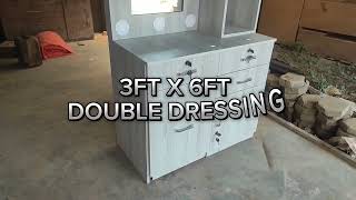 Trending Dressing Table with Mirror  3ft x 6ft Formica Mirror  Latest Furniture [upl. by Gurias]