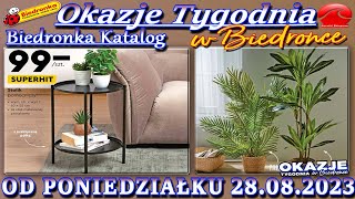 Biedronka Gazetka od Poniedziałku 28082023  Okazje i promocje tygodnia – Katalog Biedronki [upl. by Amhser]