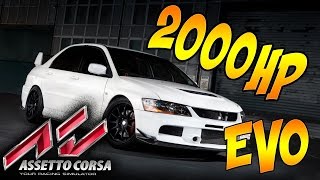 EXTREME TUNERS EVO  Assetto Corsa  2000HP EVO MOD LINK IN DESCRIPTION [upl. by Arnon]