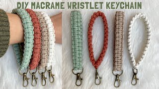 Llavero de Macramé  PASO a PASO  DIY  MACRAME KEYCHAIN  Para Principiantes [upl. by Gunther]