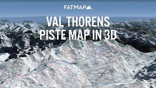 Val Thorens 3D Ski Map  Pistes Freeride amp SkiTouring  FATMAP [upl. by Elephus348]