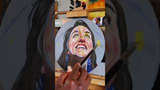 Enjoying the process… art oilpainting portraiture shorts [upl. by Daughtry28]