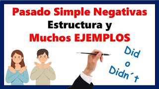 Ejemplos de PASADO SIMPLE oraciones NEGATIVAS en ingles [upl. by Hutchinson693]