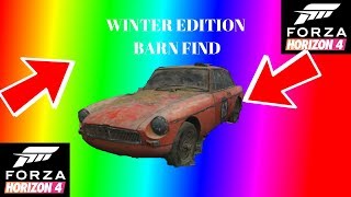 FORZA HORIZON 4 BARN FIND LOCATION ASTMOOR [upl. by Okikuy]