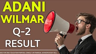 ADANI WILMAR Q2 RESULT adaniwilmarnews adaniwilmarsharenews adaniwilmarsharenewstoday [upl. by Edrahc]