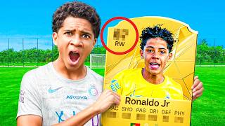 I Made Kid Ronaldo Take A Pro Football Test How Good is he [upl. by Hermy569]