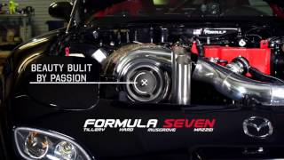 Building A Dream Teaser Formula Seven Turbo 4 Rotor RX 7 Bonus Footage [upl. by Garin]