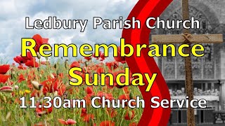 Ledbury Parish Church Remembrance Service 10112024 [upl. by Edyaw]